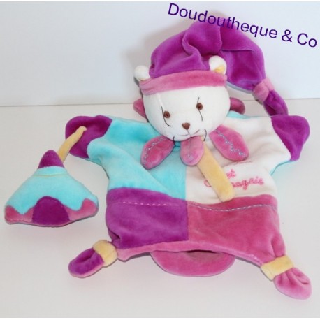 Doudou Marionette Katze Don und Firma Tipi, 22 cm hand