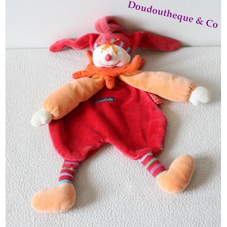 Flaches Kuscheltier Capucin Dragobert MOULIN ROTY Clown Dragobert 35 cm Flaches Kuscheltier Capucin Dragobert MOULIN ROTY Clown Dragobert 35 cm