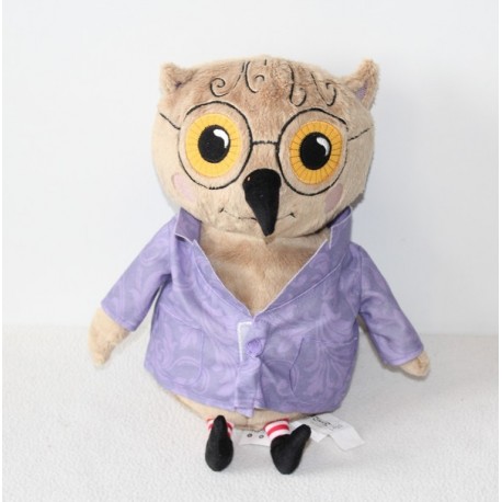 Plush OWL IKEA Kattuggla purple brown 35 cm