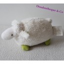 Doudou plat MOULIN ROTY Koko la Lune vert et blanc