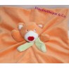 Teddy bear flat duck KIMBALOO orange green scarf 25 cm