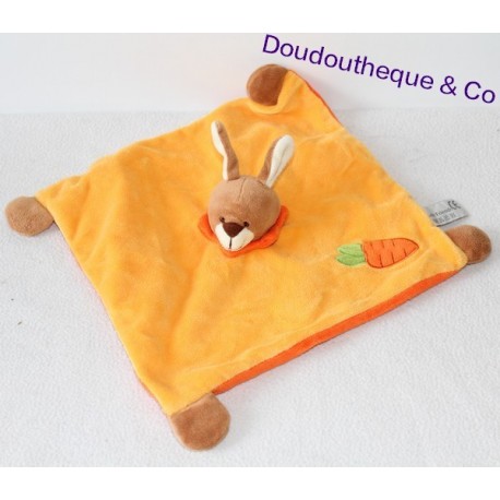 Doudou plat lapin SOFT FRIENDS 28X28cm 