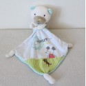 Doudou bear POMMETTE handkerchief Chut we sleep embroidered mouse 30 cm
