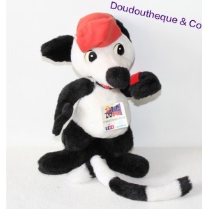 Peluche raton laveur NOUNOURS Club Mini Zig Zag Les héros d'avant l'école sur TF1 34 cm