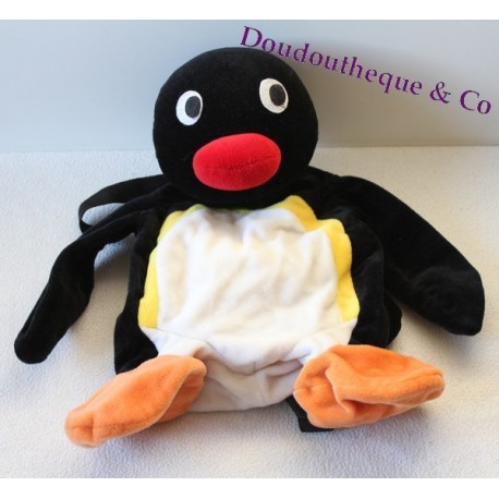 Plüsch Pinguin Pingu Rucksack 40 cm Plüsch Pinguin Pingu Rucksack 40 cm