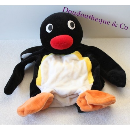 Zaino peluche pinguino Pingu 40cm