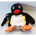 Sac à dos peluche Pingu le pingouin JEMINI noir vintage dessin animé 40 cm