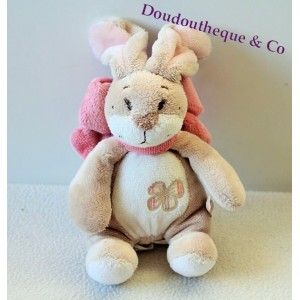 Doudou rabbit NOUKIE'S collection Oscarine and Léontine 20 cm