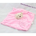 Teddy bear flat comforter BABY HUGS pink love and hugs