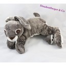 Peluche lapin IKEA Vandring Hare gris blanc long 40 cm