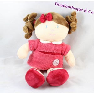 Miss Raspberry Doll DOUDOU AND COMPAGNY The Ladies Pink Dress 32 cm