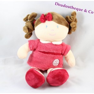 Miss Raspberry Muñeca DOUDOU Y COMPAGNY Las Damas Vestido Rosa 32 cm