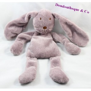 Doudou plat Hippopotame rose fleurit DPAM Du Pareil au Même