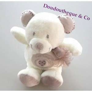 Peluche doudou Souris HISTOIRE D'OURS Sweety gris 30 cm