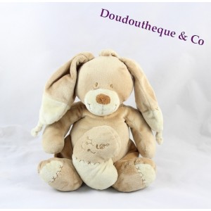 Peluche Rabbit Bastien NICOTOY musical beige