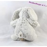 Doudou lapin RODADOU RODA gris blanc 20 cm