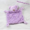 Doudou plat ours SIMBA TOYS Benelux violet rectangle Nicotoy 26 cm