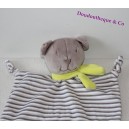 Teddy bear ORCHESTRA striped gray