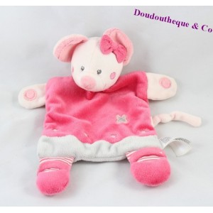 Soft toy mouse SIMBA TOYS pink gray flower