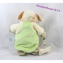 Puppet comforter dog boy DOUDOU ET COMPAGNIE green