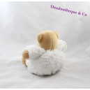 Doudou Ours KALOO fur fourrure blanc 16 cm