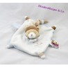 Blankie flacher Teddybär und Firma Tatoo beige blau 16 cm