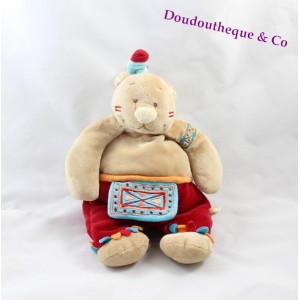 Doudou NOUKIE bear ' S Indian collection Kaya and Pinto 26 cm 