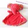 Puppet comforter elephant MGM DODO D'AMOUR red