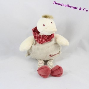 Doudou hochet Edouard le canard MOULIN ROTY grelot 21 cm