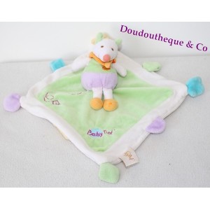 Doudou plat Souris mouchoir BABY NAT'