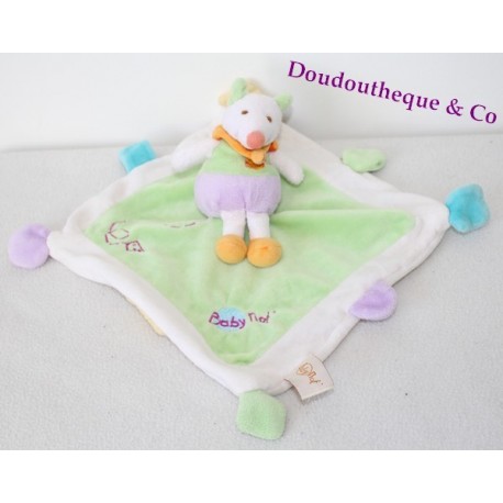 Doudou plat Souris mouchoir BABY NAT' Doudou plat Souris mouchoir BABY NAT'