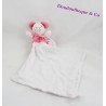 Doudou mouse tissue sugar of barley Rose and white