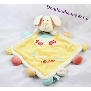 Doudou Chien plat Super Doudou Baby Nat