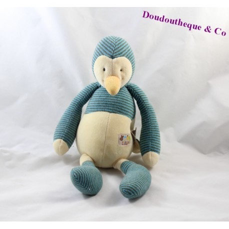 Doudou musical Julien le pingouin MOULIN ROTY Les Loupiots 33 cm