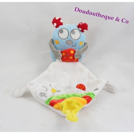 Doudou Coccinelle Pommette Arc en Ciel mouchoir Doudou Coccinelle Pommette Arc en Ciel mouchoir