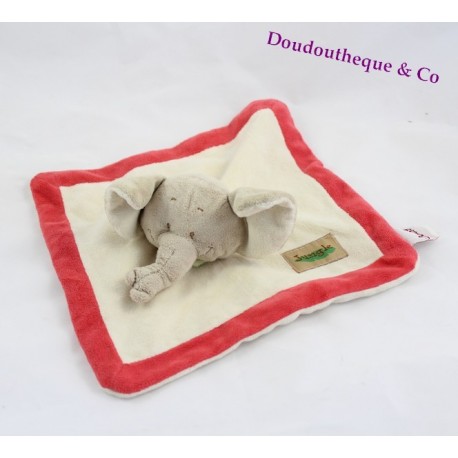 Doudou flachen Elefanten BENGY 23x23cm Dschungel Sammlung Doudou flachen Elefanten BENGY 23x23cm Dschungel Sammlung