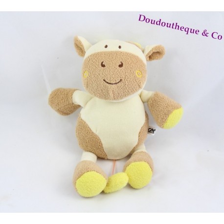 Doudou Vache CREDIT AGRICOLE Avec Grelot 26 Cm