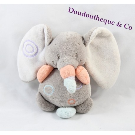 Musikalisches Kuscheltier Elefant NATTOU Blasen 15cm Musikalisches Kuscheltier Elefant NATTOU Blasen 15cm