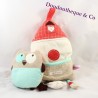 Doudou Hibou / Chouette mouchoir POMMETTE oiseau