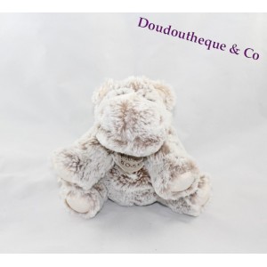 Storia di ippopotamo peluche orso z' z'animoos grigio e bianco 20 cm