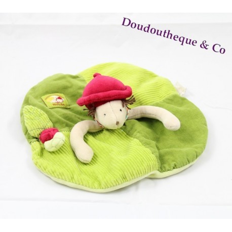 Doudou plat Balthazar vert MOULIN ROTY Doudou plat Balthazar vert MOULIN ROTY