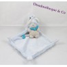 Doudou handkerchief mouse NICOTOY blue gray cap 30 cm