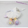Doudou attache tétine Ours DOUDOU ET COMPAGNIE Nuage de Couleurs 15 cm