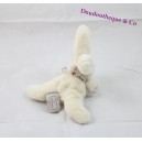 Doudou conejo DOUDOU Y COMPAGNY Candy Mi pequeño lunar blanco 14 cm