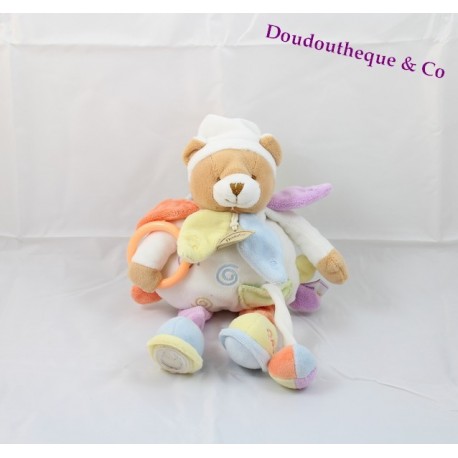 Activity bear comforter DOUDOU ET COMPAGNIE Nuage de couleurs 