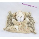 Hase flaches Kuscheltier NICOTOY braun ABC 24X23cm