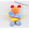 Plush Bee POMMETTE orange red and yellow 22 cm