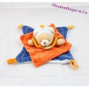 Doudou dish bears DOUDOU and company Indidou orange and blue collection
