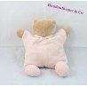 Semi flat comforter bear NATTOU cloud pink bell 22 cm