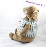 Plush taupe IKEA brown vest striped forest animals 44 cm